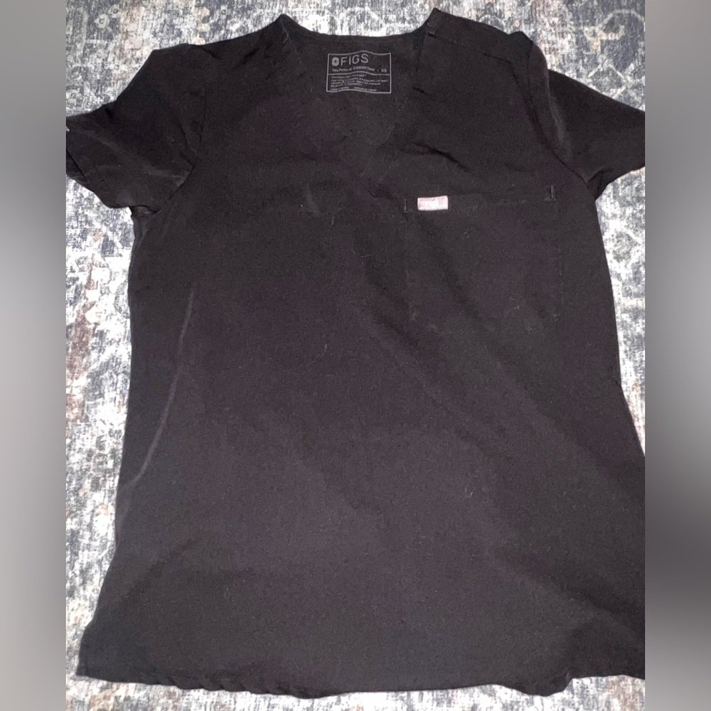 Black FIGS scrub top